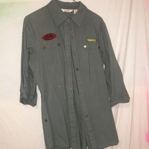 Army button down